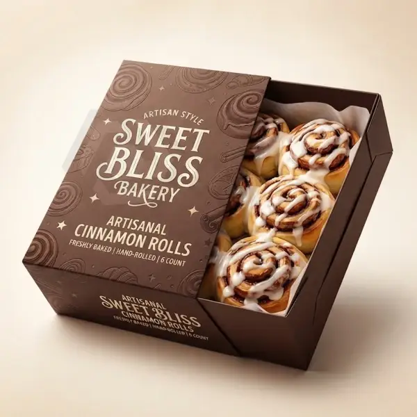 Shipping custom cinnamon roll boxes