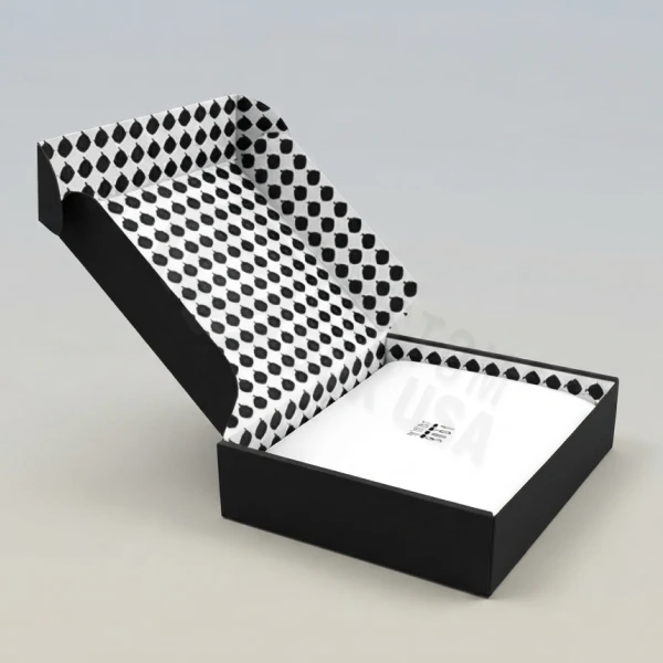 black packaging box