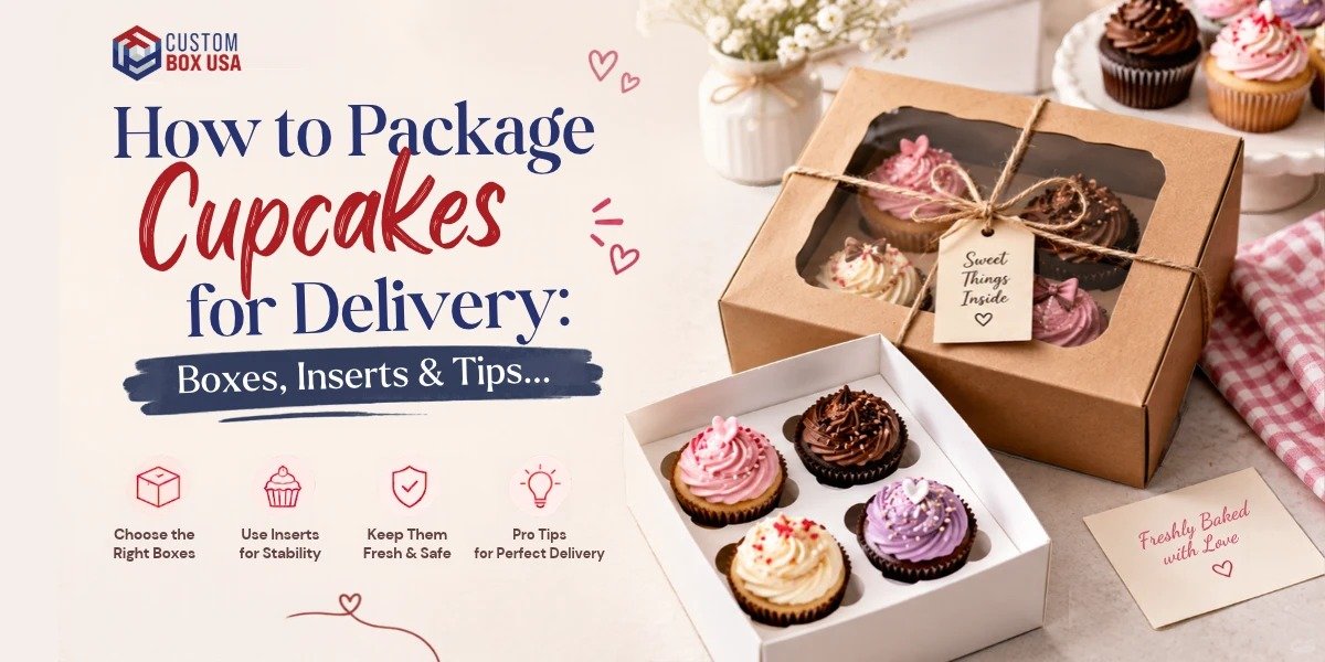 How To Package Cupcakes For Delivery: Boxes & Inserts