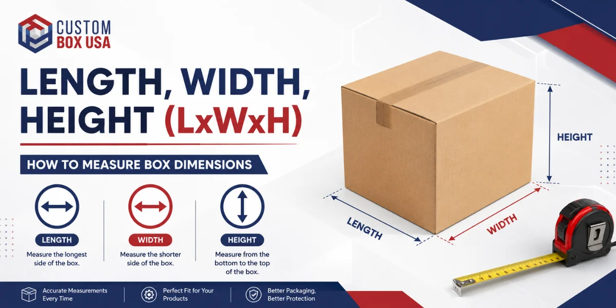 How To Measure Box Dimensions : Length, Width, Height