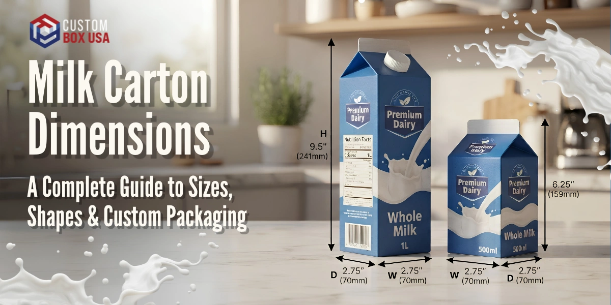 Milk Carton Dimensions | Standard Sizes & Custom Packaging