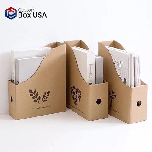 cardboard book style boxes