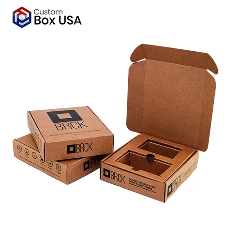 cardboard boxes with lids