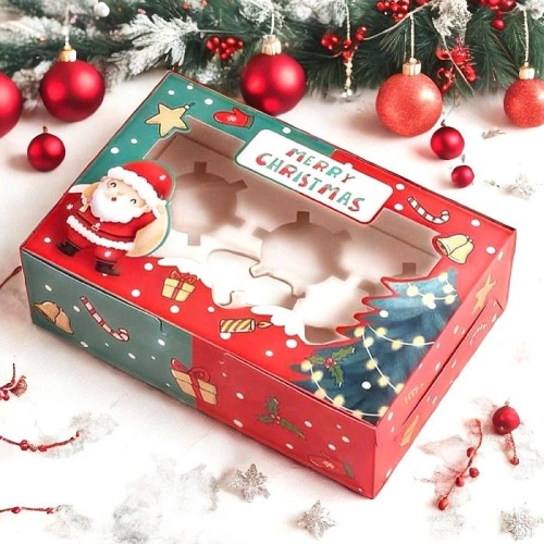 christmas window box decor