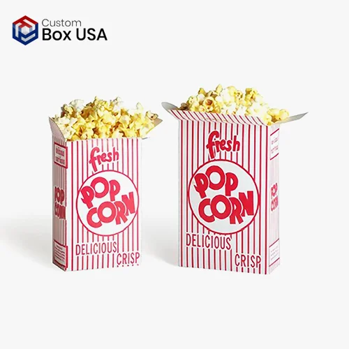 coloured popcorn boxes
