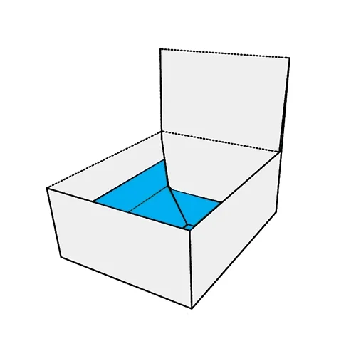 custom auto bottom with display lid