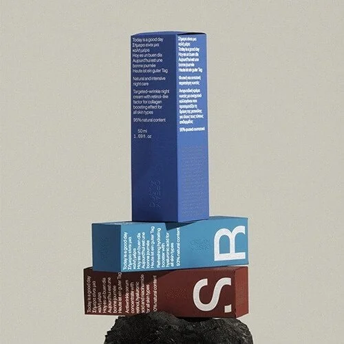 custom blue boxes