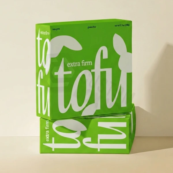 custom printed tofu boxes