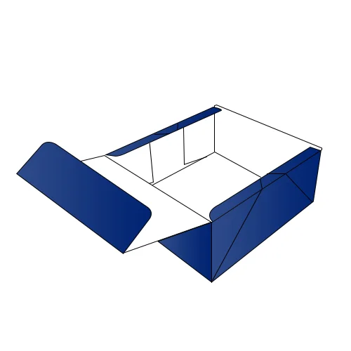 four corner with display lid boxes