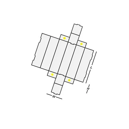 full flat double tray style