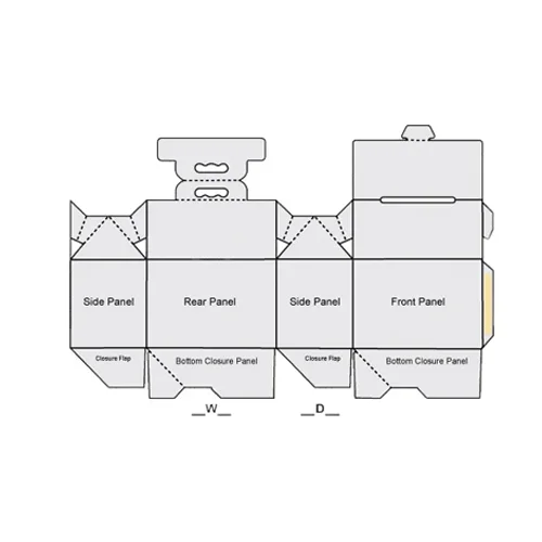 gable box auto bottom printing
