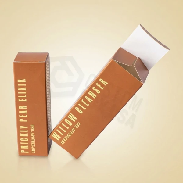 custom gold foil boxes