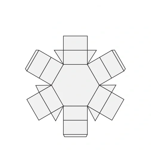 hexagon box packaging near me