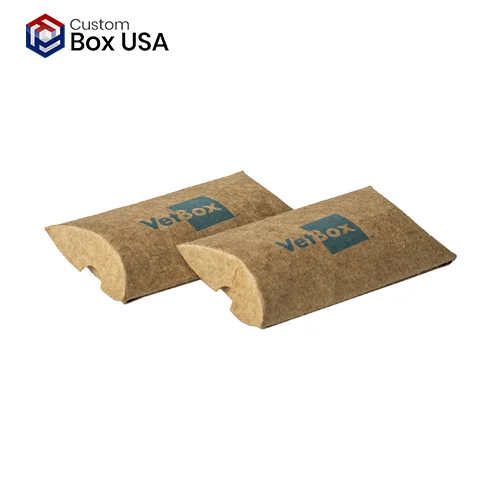 kraft pillow boxes