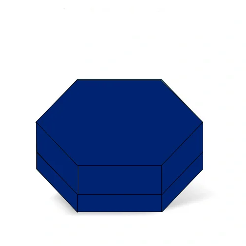 large hexagon box packaging