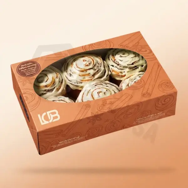 printed custom cinnamon roll boxes