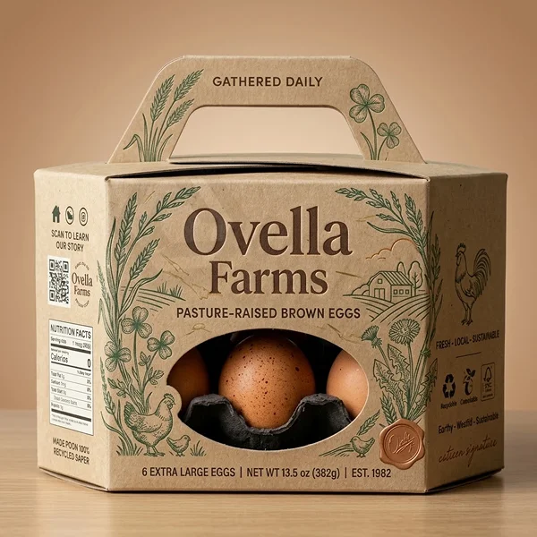 printed custom egg boxes