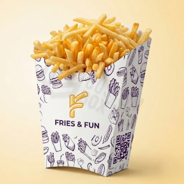 printed french fries box