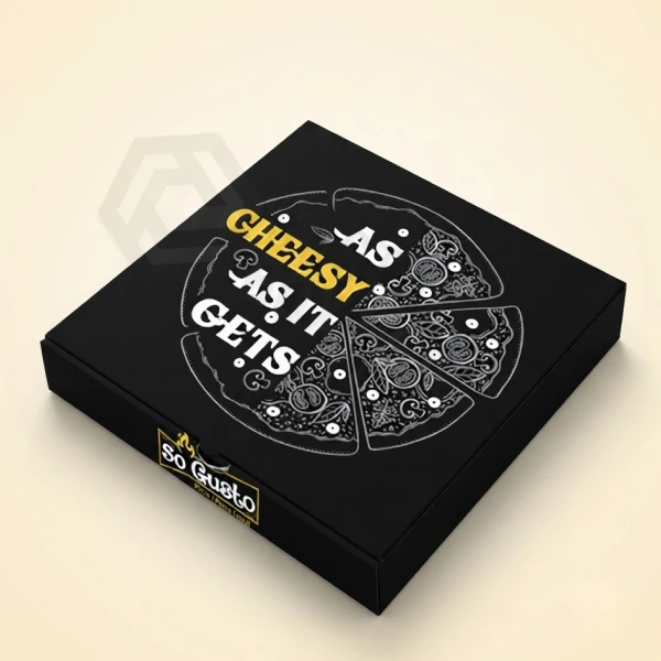 printed pizza packaging box_x