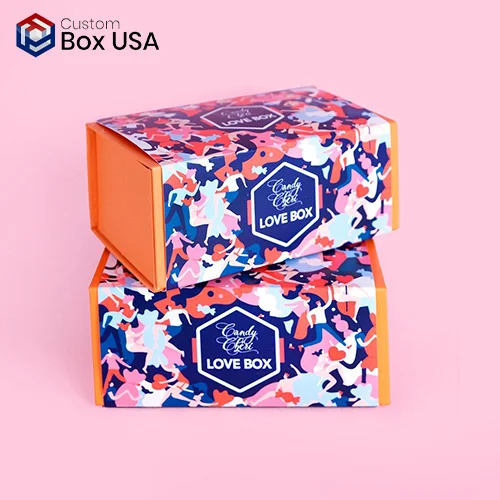 rigid candy boxes with window