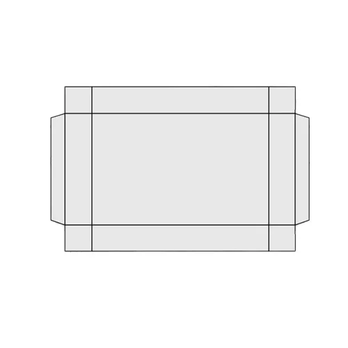 tray and sleeve box template