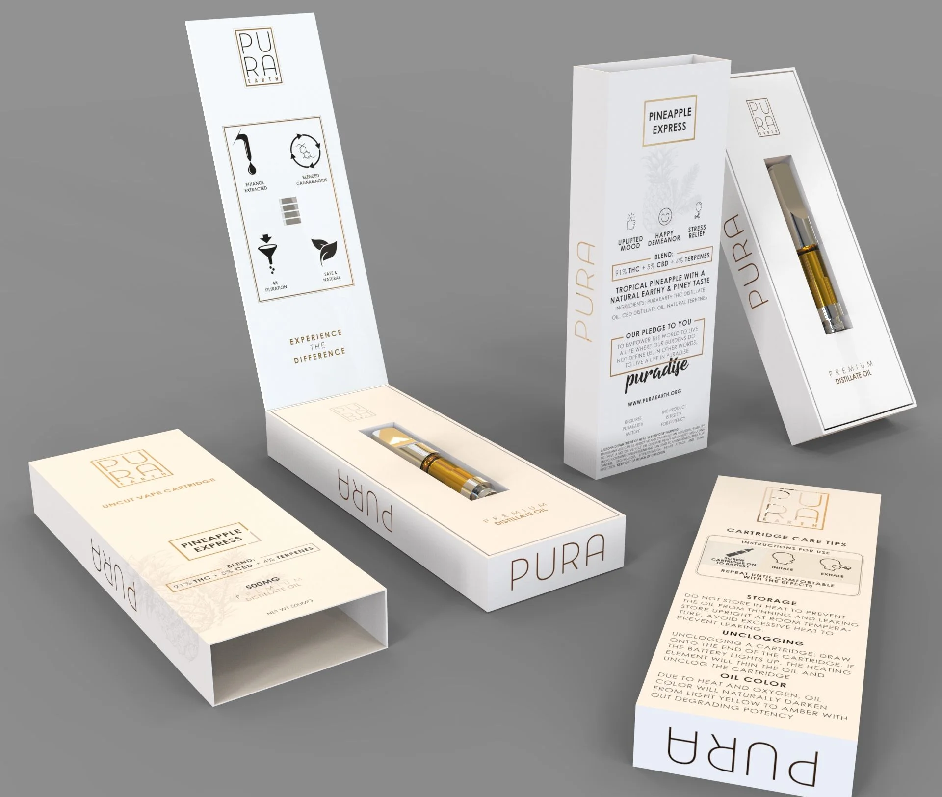 blank vape cartridge packaging