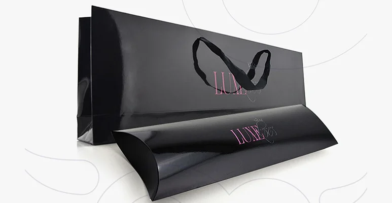 hair extension box packaging