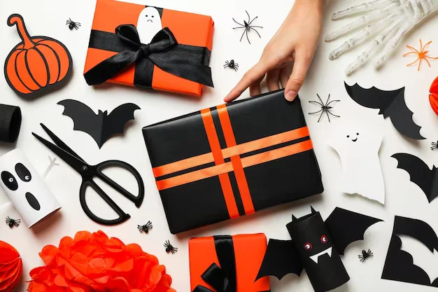halloween gift box nearby