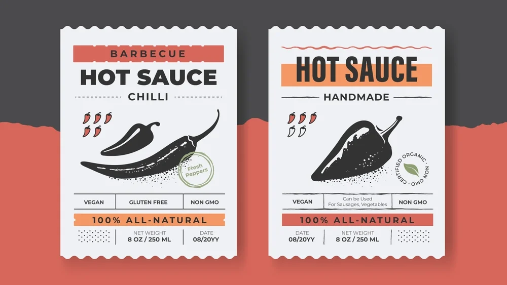 Hot stamping packaging