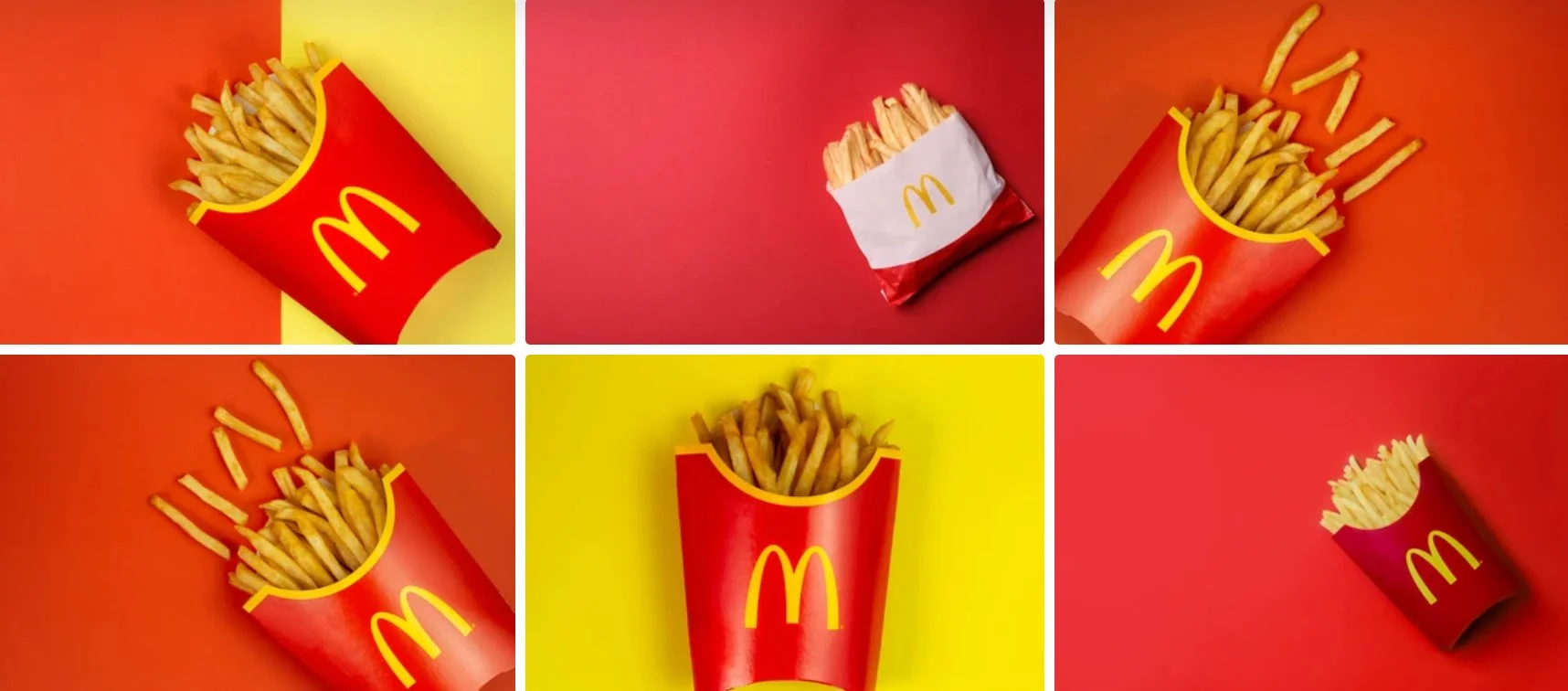 McDonald's French fries boxes