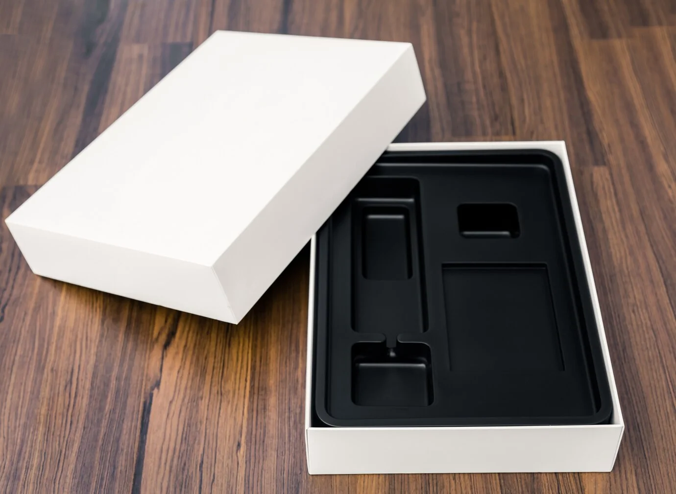 no assembly small black rigid boxes wholesale