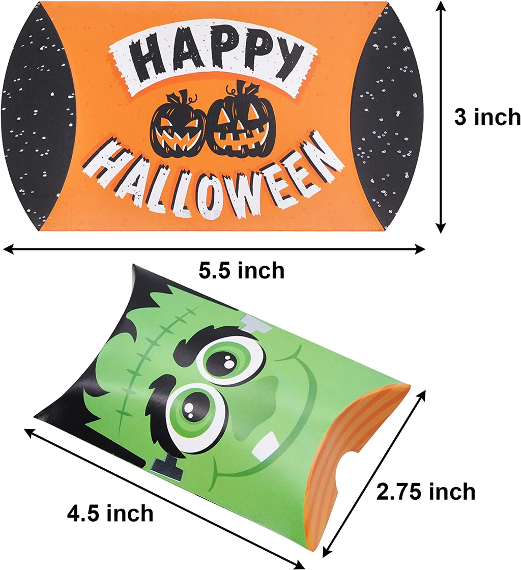 printable halloween pillow box