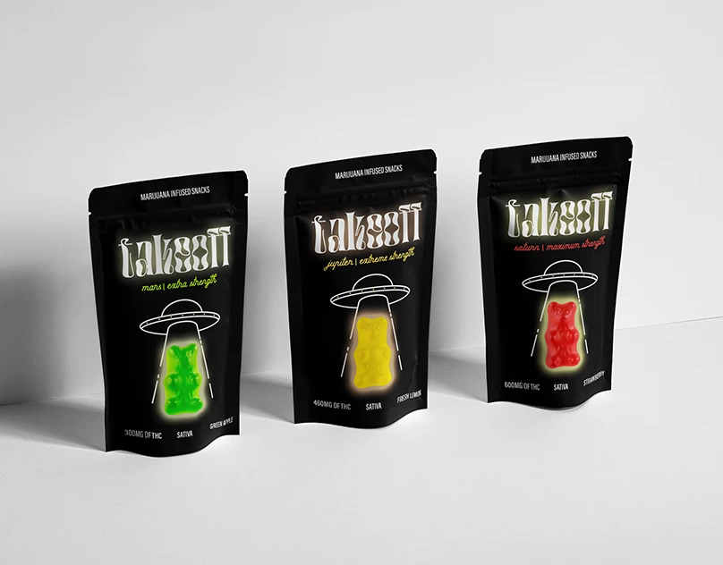 weed edibles packaging